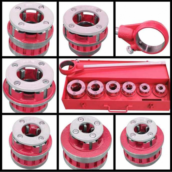 Ручной резьбовой аппарат Hongli 12R 1/2 "-2"