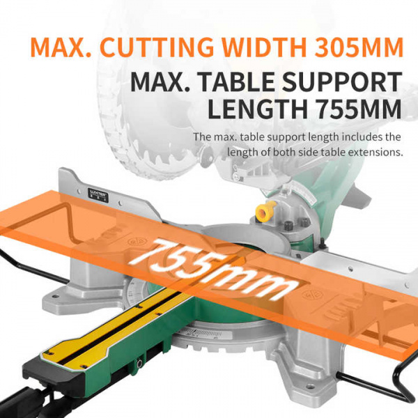 Скользящий торцовочный станок Luxter J1G-ZP15-210, 210×25.4 mm