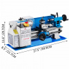 Мини-токарный станок Sihao 0618WXCC000000001V2, 7×14"